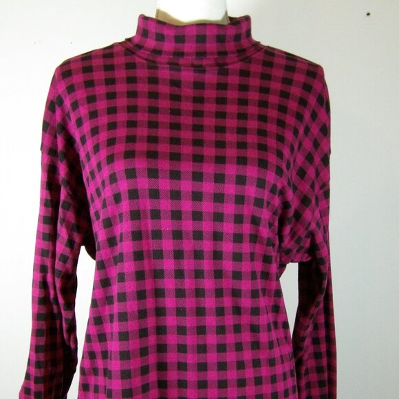 Women's Turtleneck Top & Matching Vest Size 1W Vintage Susan Bristol - Picture 4 of 5